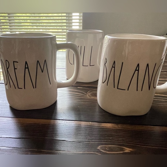 3 Rae Dunn mugs - Picture 2 of 6